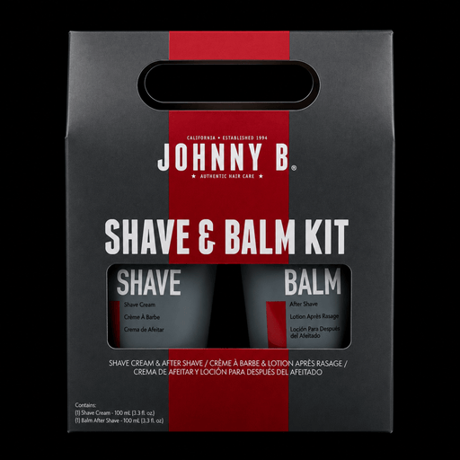 Johnny B Shave and Balm Kit – professional shaving and aftershave care set