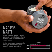 Johnny B Street Cream – matte finish for natural looking styles