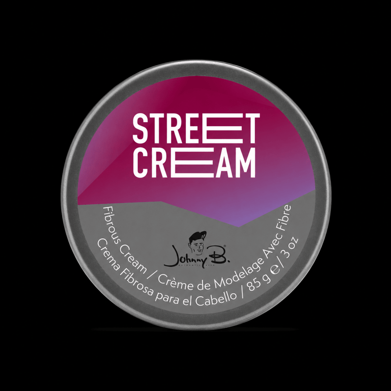Johnny B Street Cream – top label view