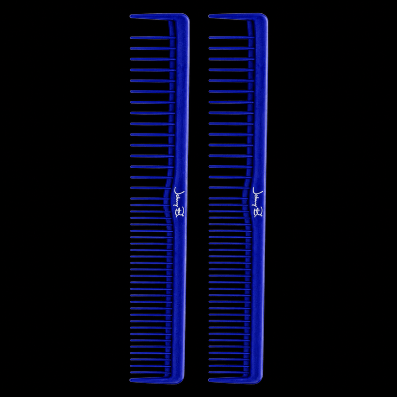 Johnny B Super Spreader Combs – 2-pack on black background