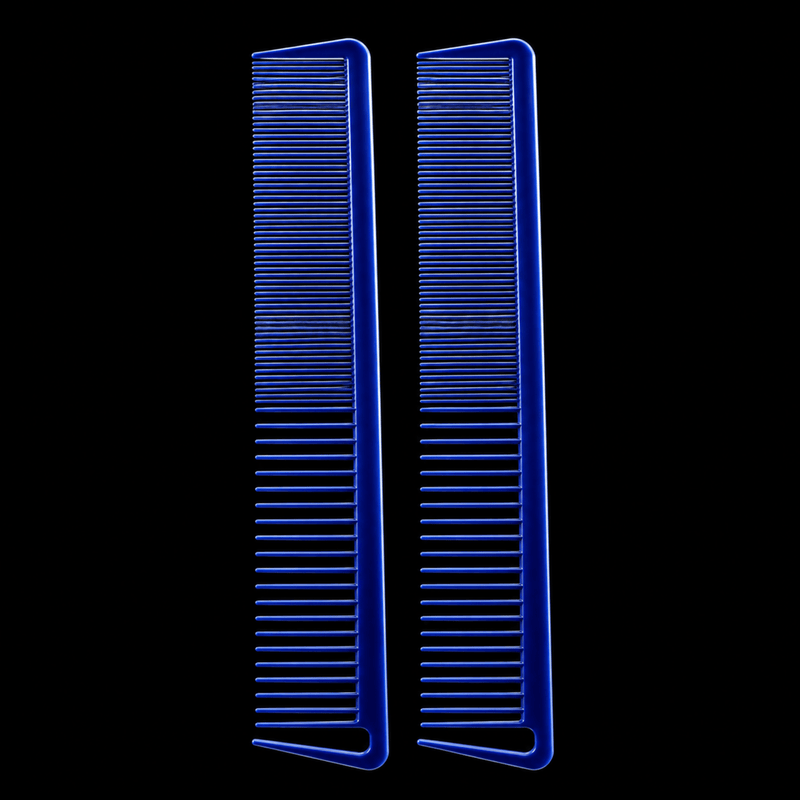 Johnny B Texturizing Comb Blue – front and back view