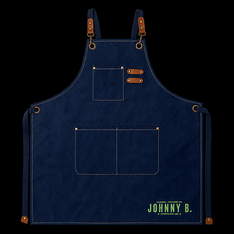 Johnny B Work Apron – blue front view