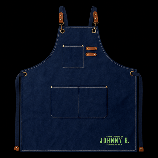 Johnny B Work Apron – blue front view