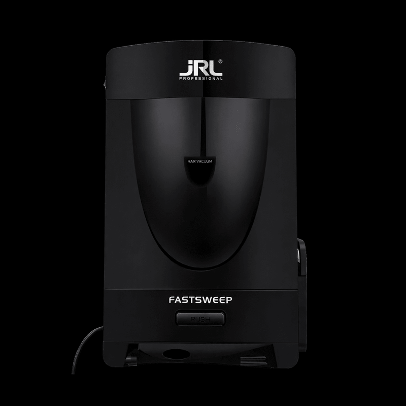 Black hair vacuum cleaner with 'JRL' branding on a white background