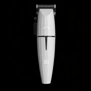 JRL Ghost White Cordless Hair Clipper 2020C-W – with digital display on black background