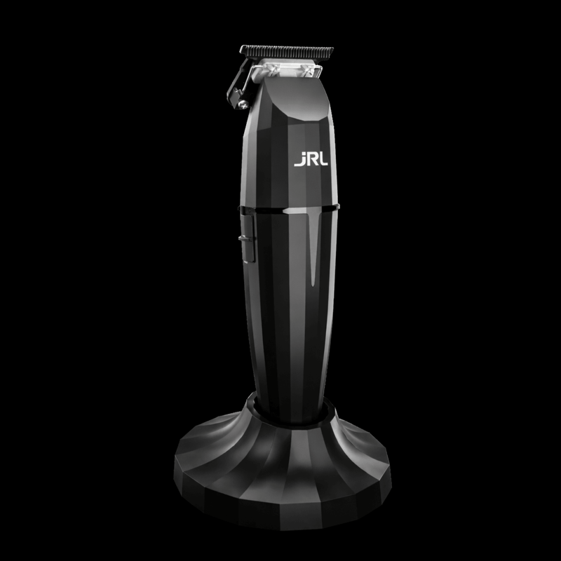 JRL Onyx Cordless Trimmer 2020T-B barber trimmer on charging stand