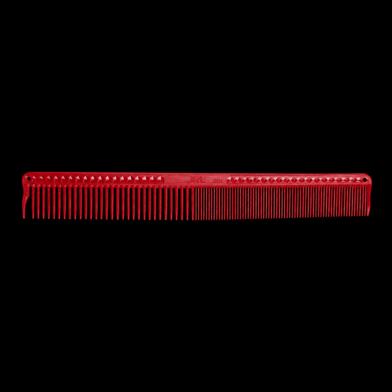 JRL J305 Red Barber Comb – front view