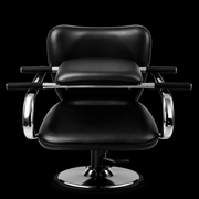 K-Concept Child Seat Booster Bar Model – installed on a professional barber chair