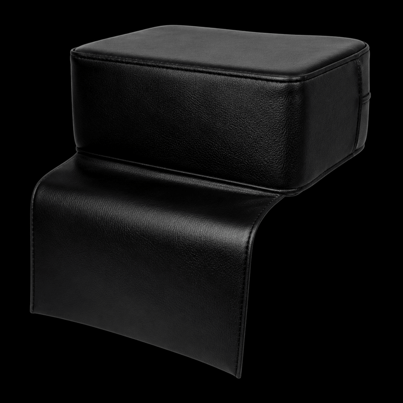 K-Concept Child Seat Booster Cushion – side view with premium black vinyl finish