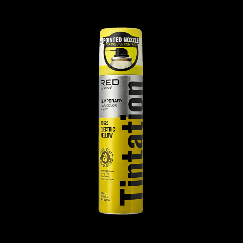 KISS Tintation Color Series Temporary Hair Spray – Electric Yellow
