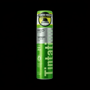 Tintation temporary hair color green spray can on a black background
