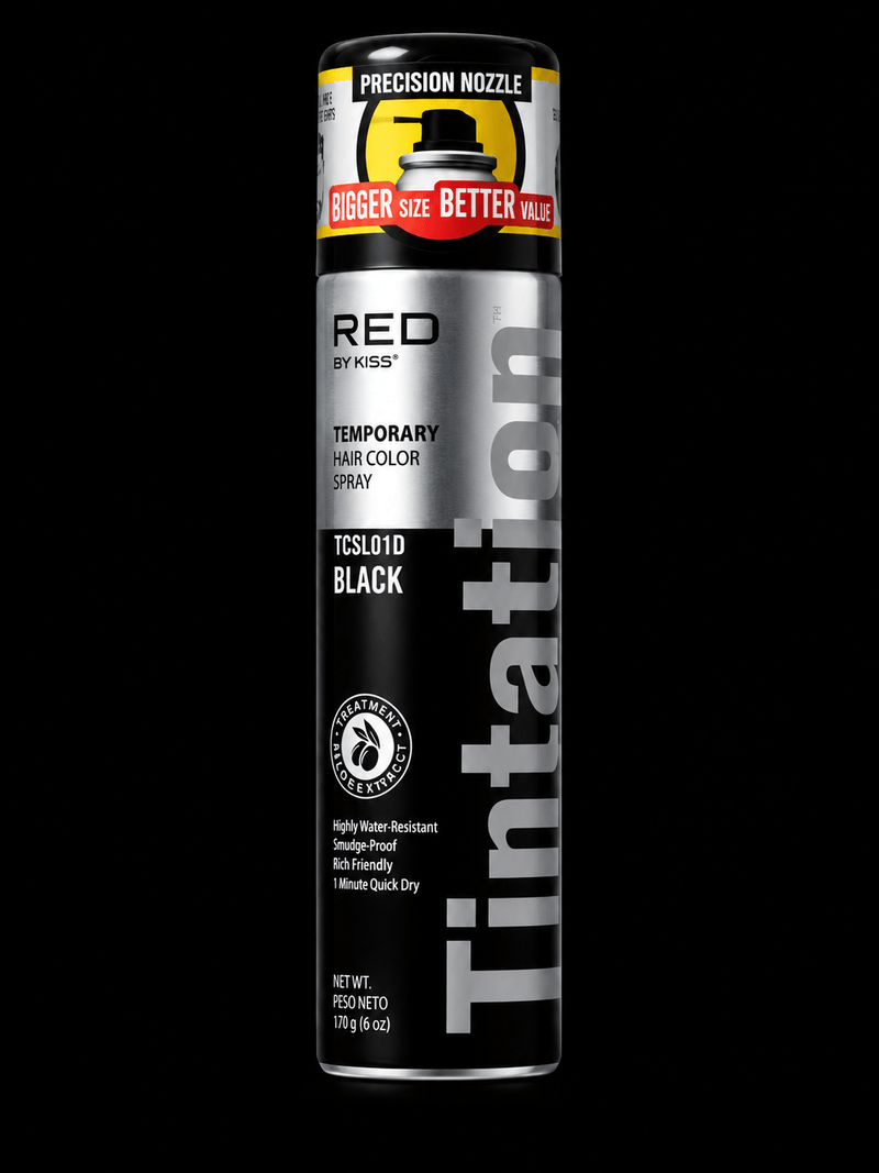 KISS Tintation Temporary Hair Color Spray 6oz – side view