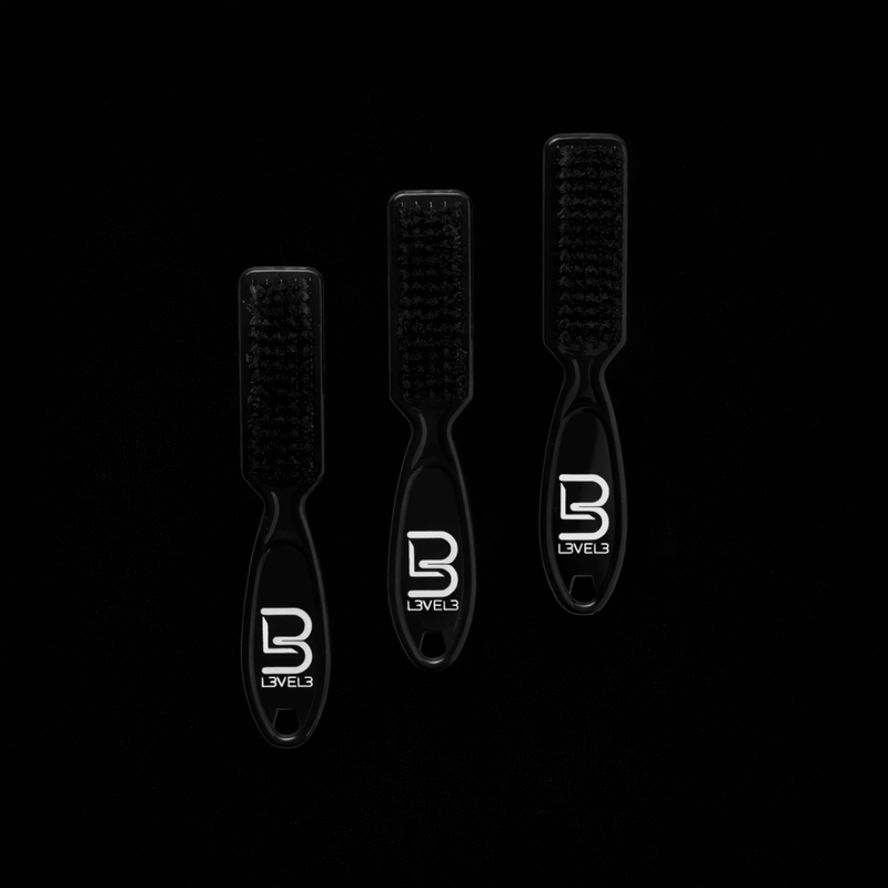L3VEL3 3-Piece Fade Brush Set – brushes without packaging