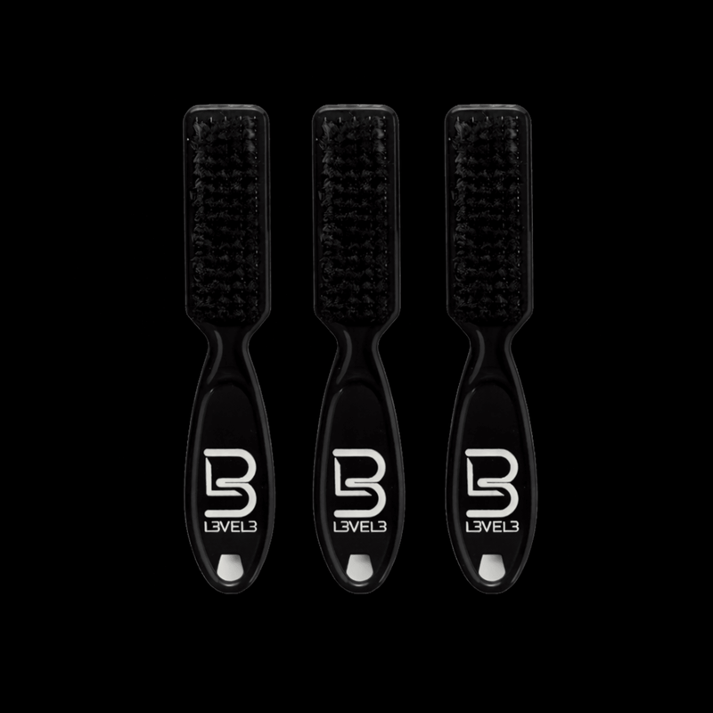 L3VEL3 3-Piece Fade Brush Set – parallel arrangement view