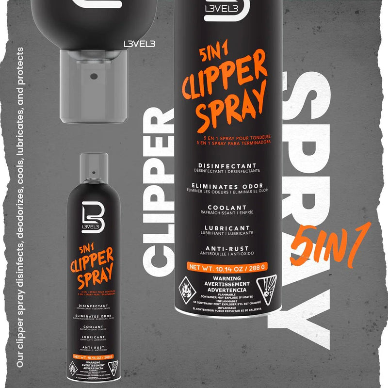 Close up of high-pressure nozzle on L3VEL3 clipper spray