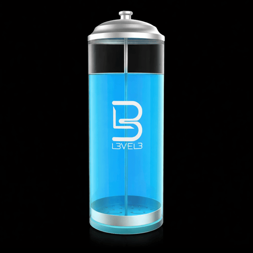 L3VEL3 Acrylic Disinfecting Jar professional sanitizing container front view