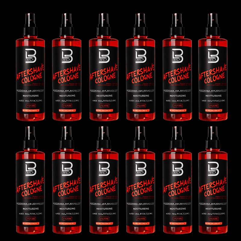 L3VEL3 After Shave Cologne case of 12 - bottle detail