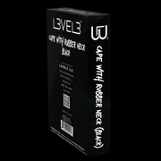 L3VEL3 Barber Cape with Rubber Neck Retail Packaging Side View