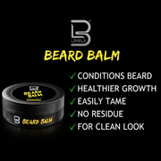 L3VEL3 Beard Balm features conditioning hold easy styling no residue clean beard look