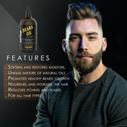 L3VEL3 Beard Oil 100ml – product view
