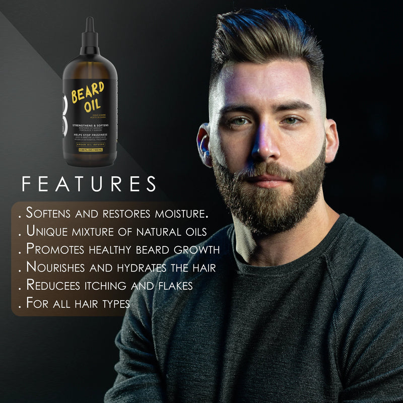 L3VEL3 Beard Oil 100ml – product view