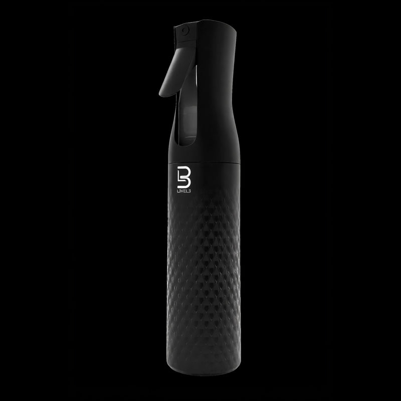 L3VEL3 white beveled spray bottle fine mist professional barber styling bottle 300ml