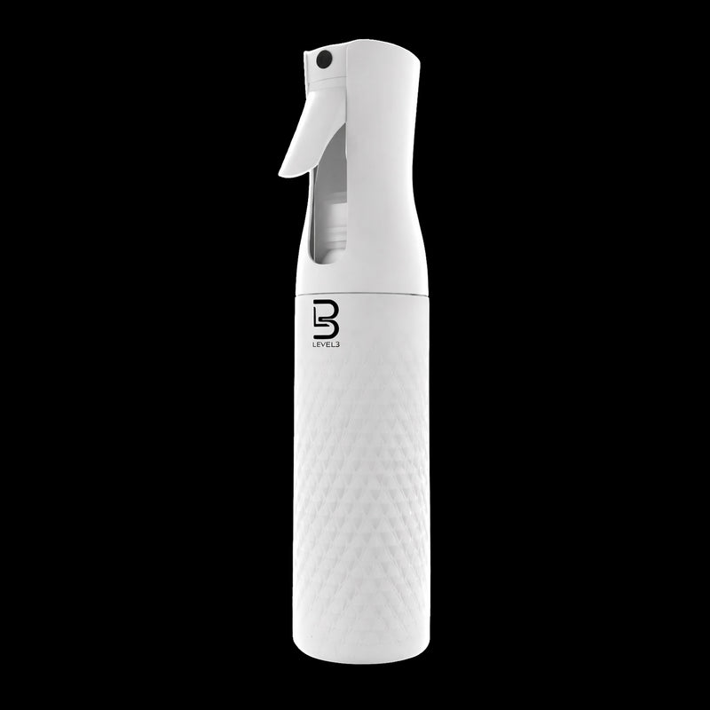 L3VEL3 dark matte beveled spray bottle fine mist professional barber styling bottle 300ml