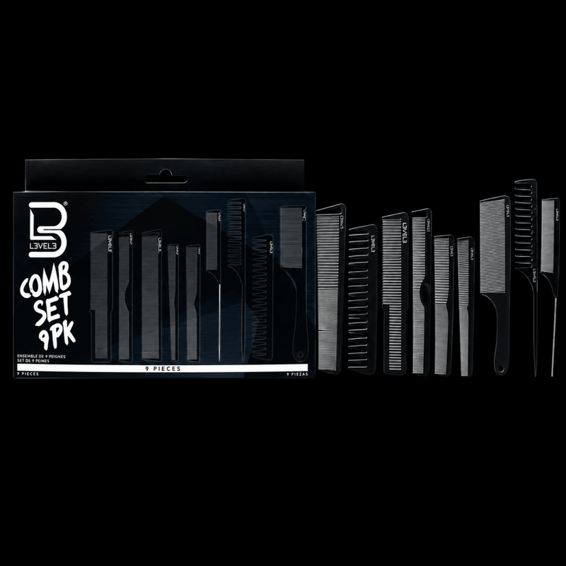 L3VEL3 Comb Set 9 Piece Lifestyle Product Display