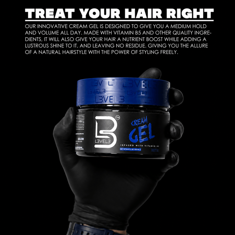 L3VEL3 Cream Gel – barber styling