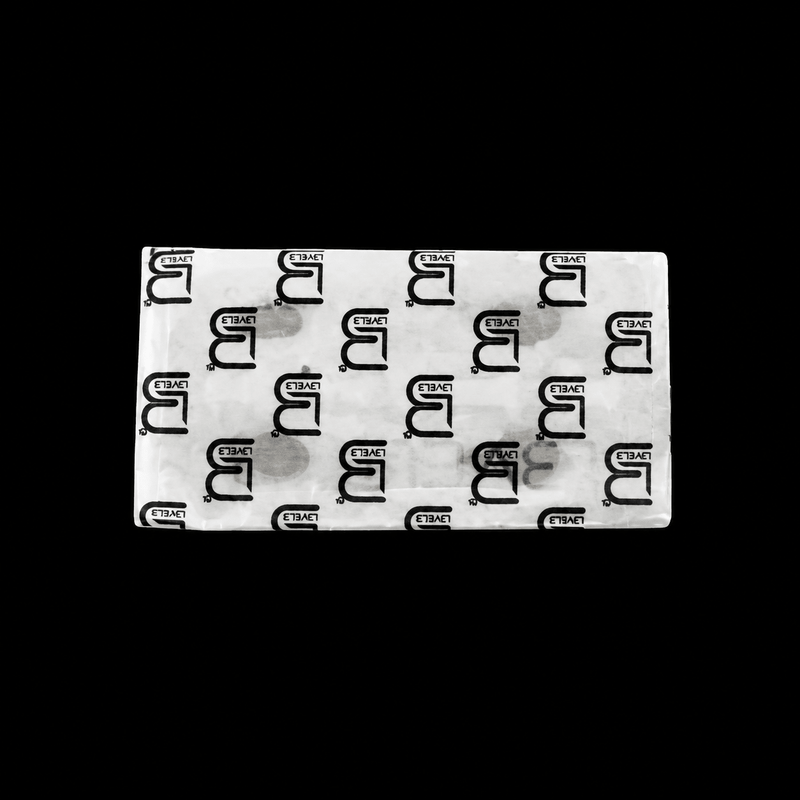 Wrapped L3VEL3 Double Edge Razor Blade in Protective Paper Sleeve