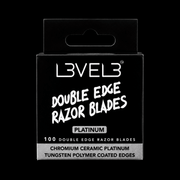 L3VEL3 Double Edge Razor Blades Platinum 100-Pack