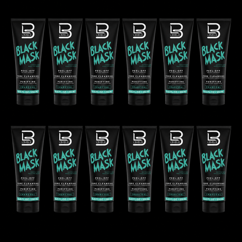 L3VEL3 Facial Mask Black – case of 12