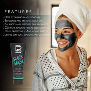 L3VEL3 Facial Mask Black professional skincare clay mask