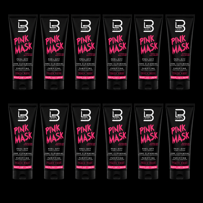 L3VEL3 Facial Mask Pink – case of 12