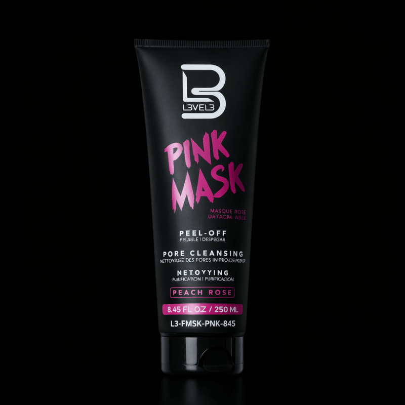 L3VEL3 Facial Mask Pink clay jar