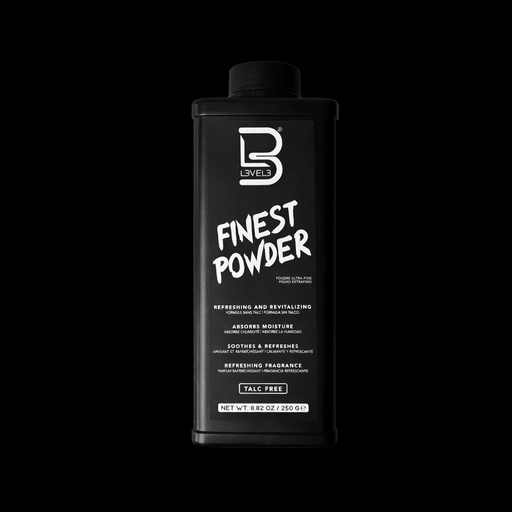 L3VEL3 Finest Powder professional barber styling powder