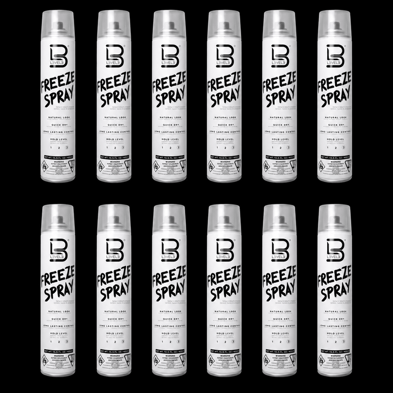 L3VEL3 Freeze Hair Spray, wholesale case of 12