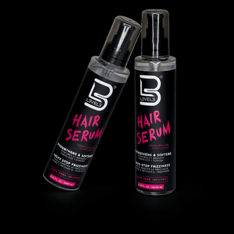 L3VEL3 Hair Serum – two bottle view