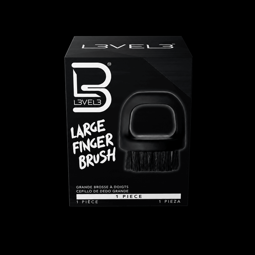 L3VEL3 Large Finger Brush – front of package
