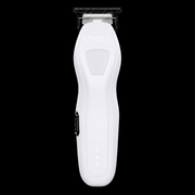 L3VEL3 LV Series 1 Cordless Trimmer in white, front view on a black background