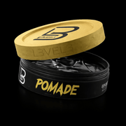 L3VEL3 Pomade strong hold high shine – brand logo view