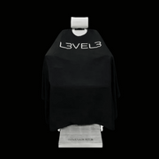 Black Level 3 car seat cover on a black background
