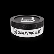 Level 3 Sculpting Clay container on a black background