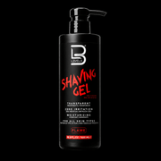 L3VEL3 Flame shaving gel 500ml professional barber shave gel for precise shaving
