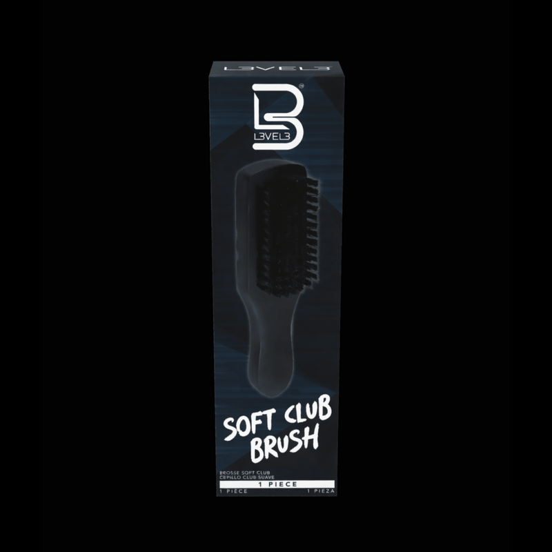 L3VEL3 Soft Club Brush – retail packaging