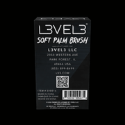 L3VEL3 Soft Palm Brush features and specifications