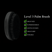L3VEL3 Soft Palm Brush packaging