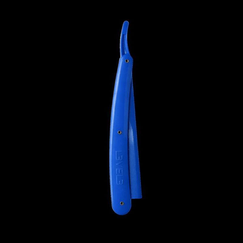 L3VEL3 Straight Razor Holder Blue