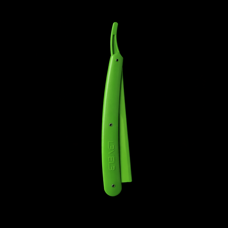 L3VEL3 Straight Razor Holder Green