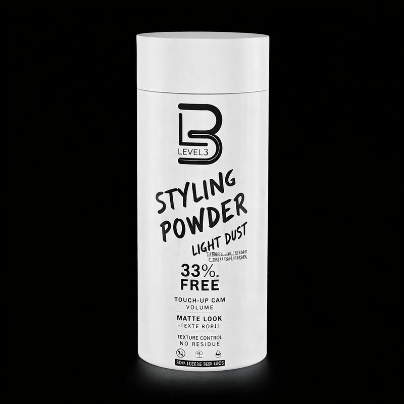 L3VEL3 Styling Powder Light Dust – canister view